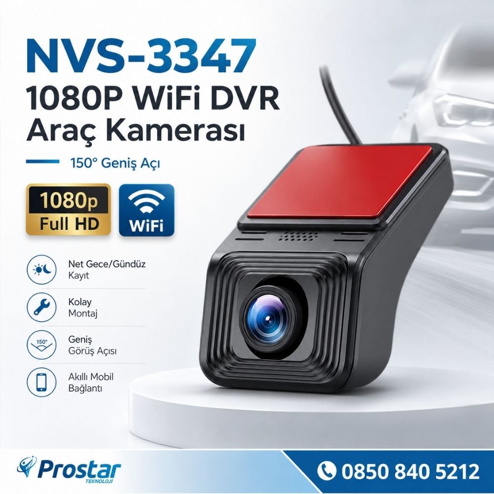 Wifi G-Sensör Park Modu 128 GB Destekli Araç Yol Sürüş Kamerası Geniş Açılı