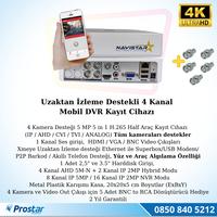 4 Kanal Ekonomik Mobil Dvr Kayıt Cihazı Uzaktan İzleme Destekli Hdmi Vga Çıkılşlı