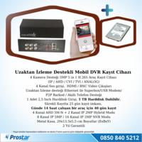 4 Kanal Mobil Dvr Kayıt Cihazı 1 TB Harddisk Dahil Uzaktan İzleme Destekli Hdmi girişli