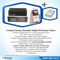 4 Kanal Mobil Dvr Kayıt Cihazı 320 Gb Harddisk Dahil Uzaktan İzleme Destekli Hdmi