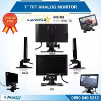 7" TFT 2 Adet Video Girişli Analog Monitör 