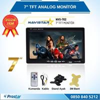 7" TFT 2 Adet Video Girişli Analog Monitör 