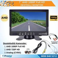 7" Ahd 1080P Full Hd Iki Kamera Girişli Monitör