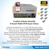 8 Kanal Ekonomik Mobil Dvr Kayıt Cihazı Uzaktan İzleme Destekli Hdmi Vga Çıkılşlı