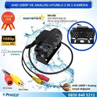 AHD 1080P ve Analog Pal Çevirilebilir 16 IR Ledli Gece Görüşlü Full HD Araç Kamerası 