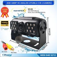 AHD 1080P ve Analog Pal Çevirilebilir 16 IR Ledli Gece Görüşlü Full HD Araç Kamerası 