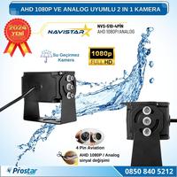 AHD 1080P ve Analog Pal Çevirilebilir 4 Pin Gece Görüşlü Full HD Araç Kamerası 