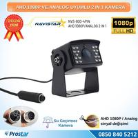 AHD 1080P ve Analog Pal Çevirilebilir 4 Pin Gece Görüşlü Metal Ayaklı Full HD Kamera