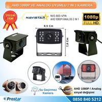 AHD 1080P ve Analog Pal Çevirilebilir 4 Pin Gece Görüşlü Metal Ayaklı Full HD Kamera