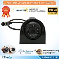 AHD 1080P ve Analog Pal Çevirilebilir 4 Pin Gece Görüşlü Yan, Ön ve Arka Uyumlu Full HD Kamera