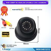 AHD 1080P ve Analog Pal Çevrilebilir Plastik Mini Dome Araç Kamerası