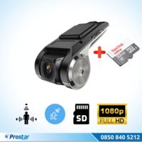 Araç Dvr Sürüş Kaydedici Kamera Usb Full Hd (32 Gb Sd Kart Dahil) 1080P 170° Geniş Açı