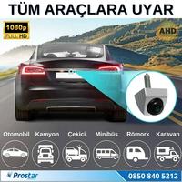 Ayarlanabilir Başlıklı AHD 1080P ve 720P Çevrilebilir 170 Derece Geniş Açılı Geri Görüş Kamerası