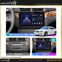 Bmw E46 1998-2006 Model 2GB + 64GB Android 13 Kablosuz Carplay Navigasyon Multimedya Sistemi 