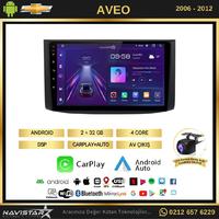 Chevrolet Aveo  2006-2012 Model 2GB + 64GB Android 13 Kablosuz Carplay Navigasyon Multimedya Sistemi 