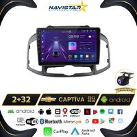 Chevrolet Captiva 2011-2016 Model 2GB + 64GB Android 13 Kablosuz Carplay Navigasyon Multimedya Sistemi 