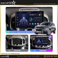 Chevrolet Captiva 2011-2016 Model 2GB + 64GB Android 13 Kablosuz Carplay Navigasyon Multimedya Sistemi 