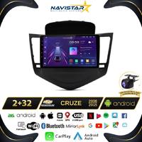 Chevrolet Cruze 2+64GB Kablosuz Carplay 2008-2015 Android 13 Navigasyon Multimedya Sistemi