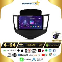 Chevrolet Cruze 4GB + 64GB Kablosuz Carplay 2008-2015 Android 13 Navigasyon Multimedya Sistemi