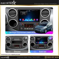 Citroen Berlingo 2008-2019 Model 2GB + 64GB Android 13 Kablosuz Carplay Navigasyon Multimedya Sistemi 