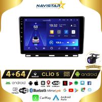 Clio 5 2020-2023 Model 4GB + 64GB Android 13 Kablosuz Carplay Navigasyon Multimedya Sistemi 