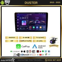 Dacia Duster 2015-2020 Model 4GB + 64GB Android 13 Kablosuz Carplay Navigasyon Multimedya Sistemi 