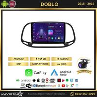 Fiat Doblo 2015-2019 Model 4GB + 64GB Android 13 Kablosuz Carplay Navigasyon Multimedya Sistemi 