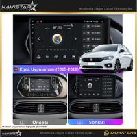 Fiat Egea 2015-2018 Model 2GB + 64GB Android 13 Kablosuz Carplay Navigasyon Multimedya Sistemi 