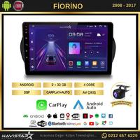 Fiat Fiorino 2+64GB Kablosuz Carplay 2008-2017 Android 13 Navigasyon Multimedya Sistemi 