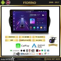 Fiat Fiorino 4GB + 64GB Kablosuz Carplay 2008-2017 Android 13 Navigasyon Multimedya Sistemi 