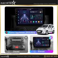 Fiat Fiorino 4GB + 64GB Kablosuz Carplay 2008-2017 Android 13 Navigasyon Multimedya Sistemi 