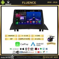 Fluence Kablosuz Carplay 2+64GB Android 13 Navigasyon Multimedya Sistemi