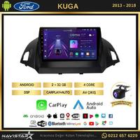 Ford Kuga 2+64GB Android 13 Kablosuz Carplay 2013-2018 Navigasyon Multimedya Sistemi 