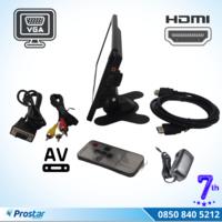 Güvenlik Kamera Monitörü 7" Ekran Hdmi Vga Av Girişli Lcd Ekran 4 Kanal