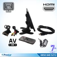 Güvenlik Kamera Monitörü 7" Ekran Hdmi Vga Av Girişli Lcd Ekran 4 Kanal