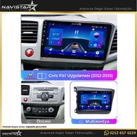 Honda Civic Fb7 2+64GB Android 13 Kablosuz Carplay 2012-2015 Navigasyon Multimedya Sistemi 