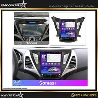 Hyundai Elantra Tesla 2012-2015 Model 2GB + 32GB Kablosuz Carplay Navigasyon Multimedya Sistemi 