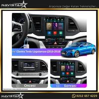 Hyundai Elantra Tesla 2016-2018 Model 2GB + 32GB Kablosuz Carplay Navigasyon Multimedya Sistemi