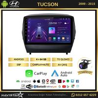 Hyundai Tucson 4GB + 64GB Kablosuz Carplay 2009-2015 Android 13 Navigasyon Multimedya Sistemi 