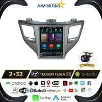 Hyundai Tucson Tesla 2016-2018 Model 2GB + 32GB Kablosuz Carplay Navigasyon Multimedya Sistemi 