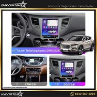 Hyundai Tucson Tesla 2016-2018 Model 2GB + 32GB Kablosuz Carplay Navigasyon Multimedya Sistemi 