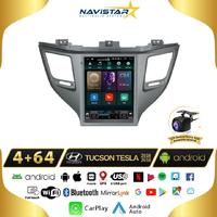 Hyundai Tucson Tesla 4GB + 64GB 2016-2018 Model Kablosuz Carplay Navigasyon Qled Multimedya Sistemi 