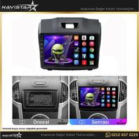 Isuzu DMax 2012-2014 Model 2GB + 64GB Android 13 Kablosuz Carplay Navigasyon Multimedya Sistemi 