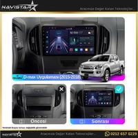 Isuzu DMax 2015-2018 Model 2GB + 64GB Android 13 Kablosuz Carplay Navigasyon Multimedya Sistemi 