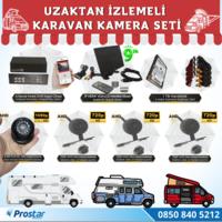 Karavan 1 Tb Harddiskli 9 Inç Hdmi Monitörlü 4 Kameralı Uzaktan İzlemeli Kayıtlı Kamera Seti 