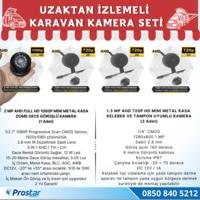 Karavan 1 Tb Harddiskli 9 Inç Hdmi Monitörlü 4 Kameralı Uzaktan İzlemeli Kayıtlı Kamera Seti 