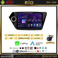 Kia Rio 2011-2016 Model 2+64GB Android 13 Kablosuz Carplay Navigasyon Multimedya Sistemi 