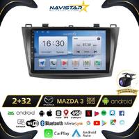 Mazda3 2010-2012 Model 2GB + 64GB Android 13 Kablosuz Carplay Navigasyon Multimedya Sistemi 