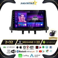 Megane 3 Kablosuz Carplay 2+64GB Android 13 Navigasyon Multimedya Sistemi