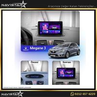 Megane 3 Kablosuz Carplay 2+64GB Android 13 Navigasyon Multimedya Sistemi